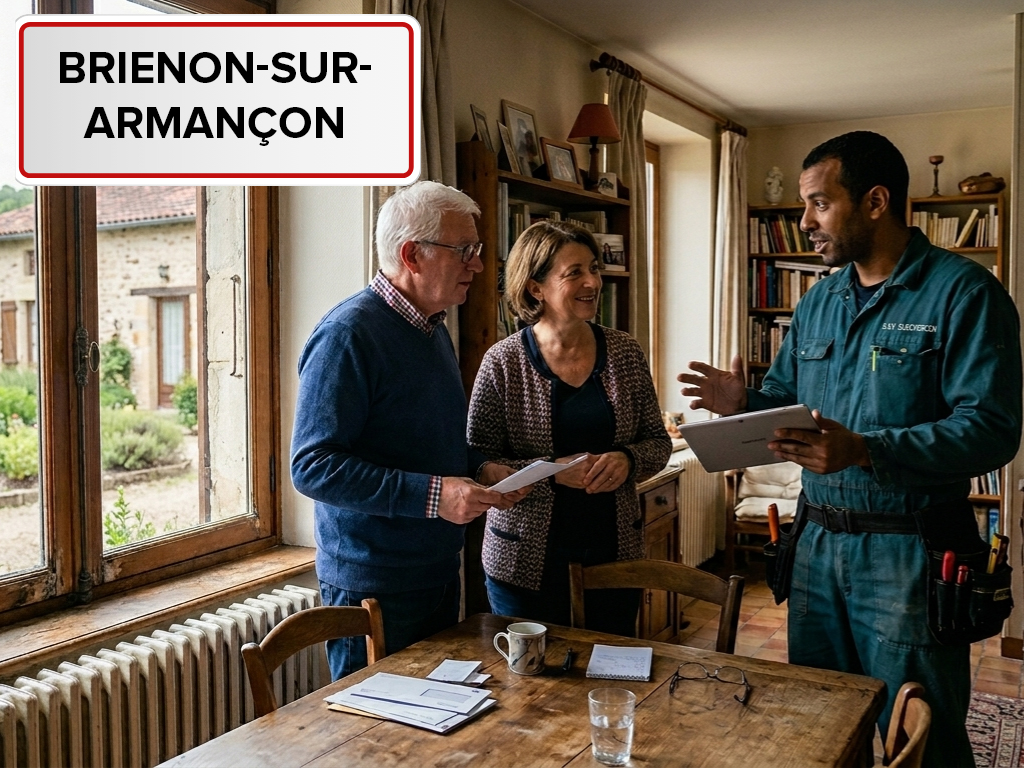 Installation de pompe à chaleur à Brienon-sur-Armançon (89210) dans l'Yonne