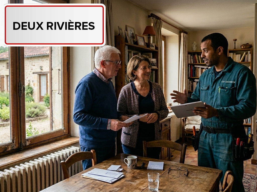 Installation de pompe à chaleur à Deux Rivières (89460) dans l'Yonne
