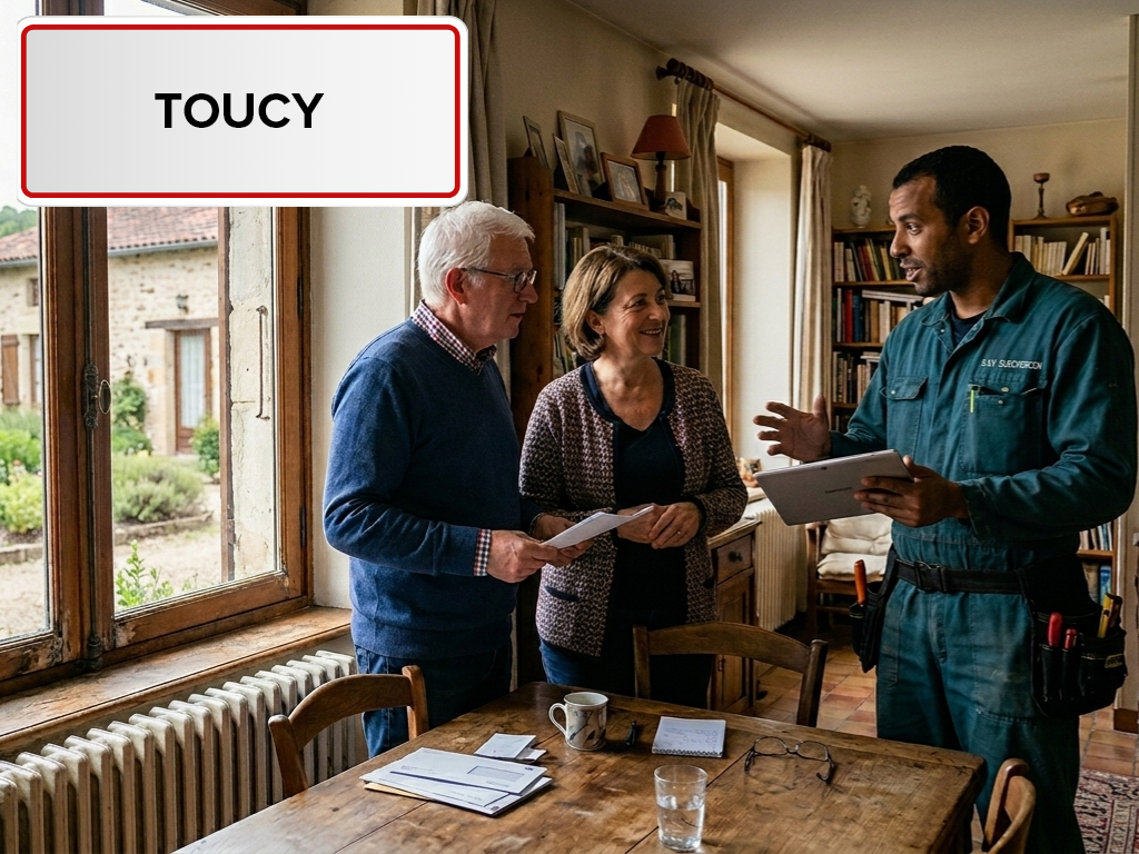 Installation de pompe à chaleur à Toucy (89130) dans l'Yonne