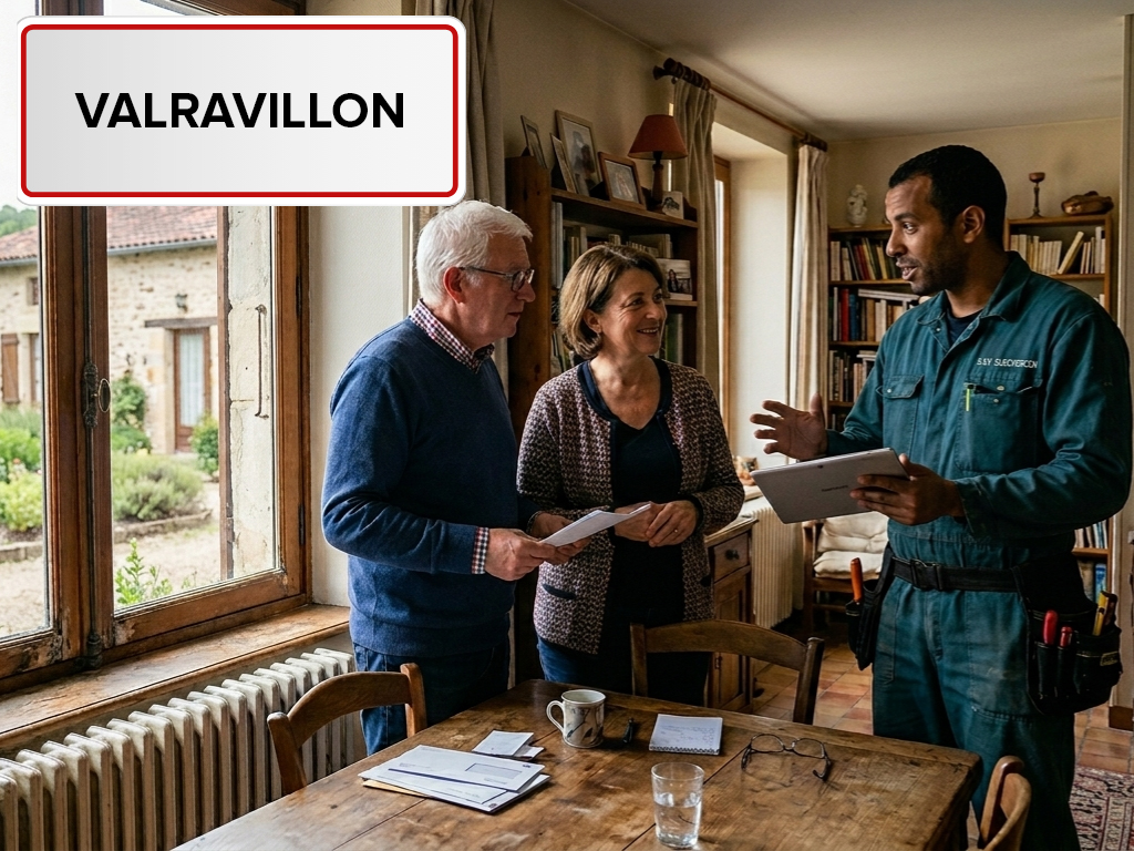 Installation de pompe à chaleur à Valravillon (89110) dans l'Yonne